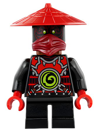 Минифигурка Lego Stone Army Scout - Red Face njo264 U